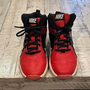 Nike Kids Red and Black Athletic Sneakers